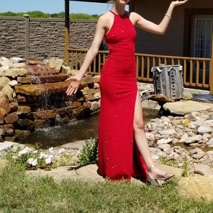 Red prom/formal dress